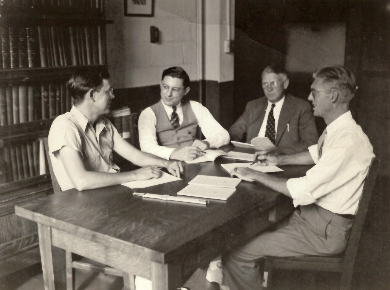 Project Conference in Talbot Laboratory, 1939