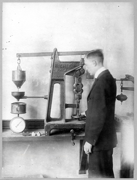 Cement Testing Lab, circa 1917