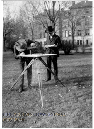 Mapping with a Plane Table, circa 1917