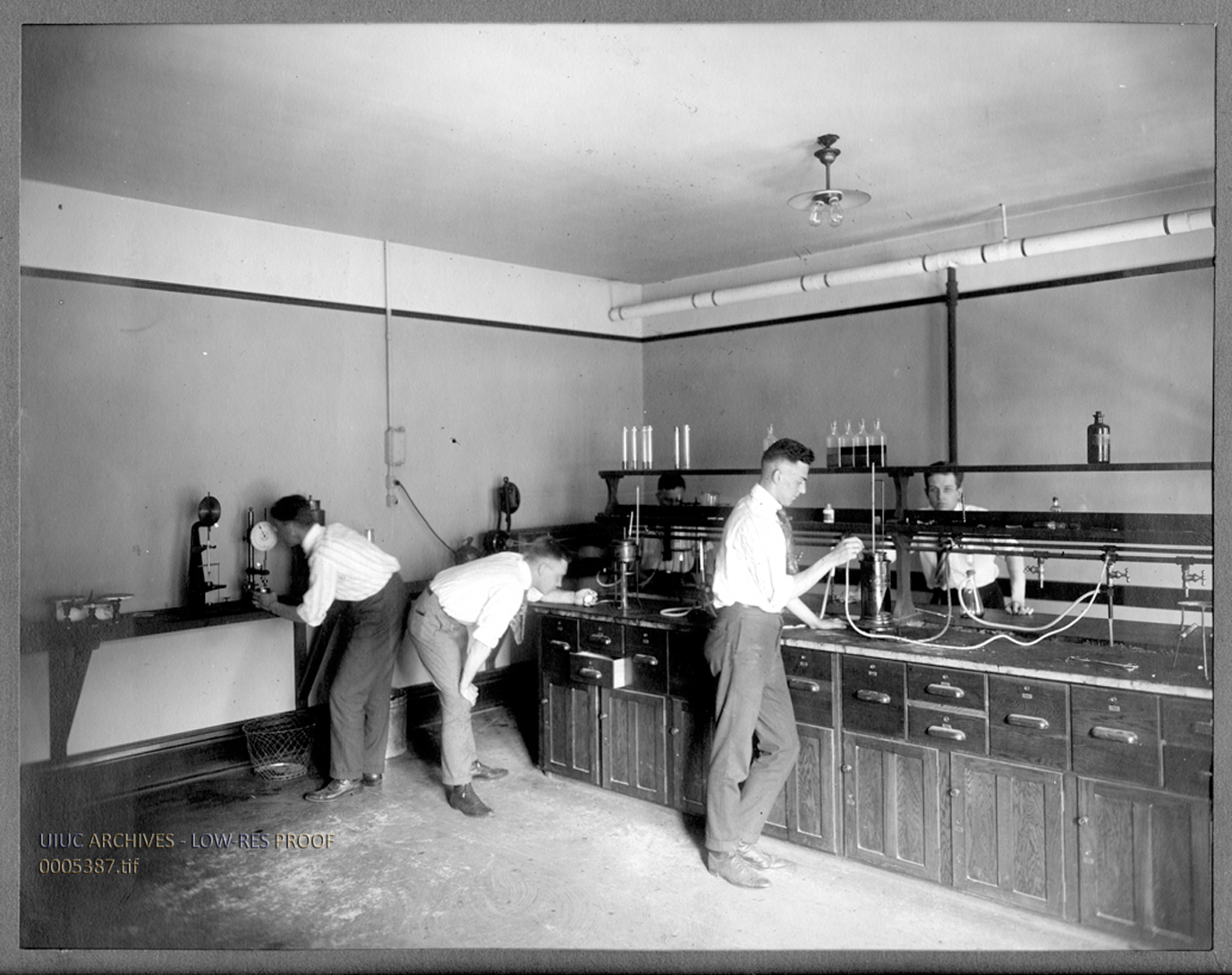 Testing Laboratory, circa 1917