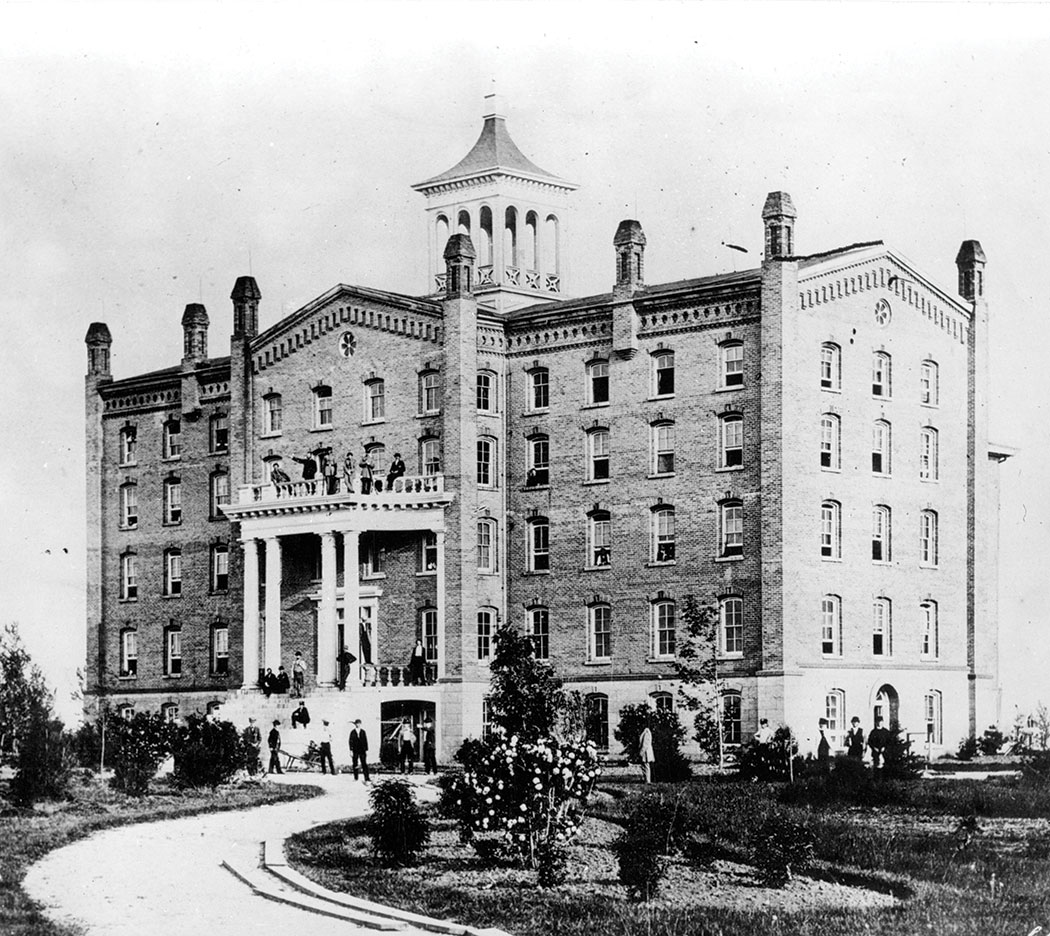 Old University Building, circa 1870